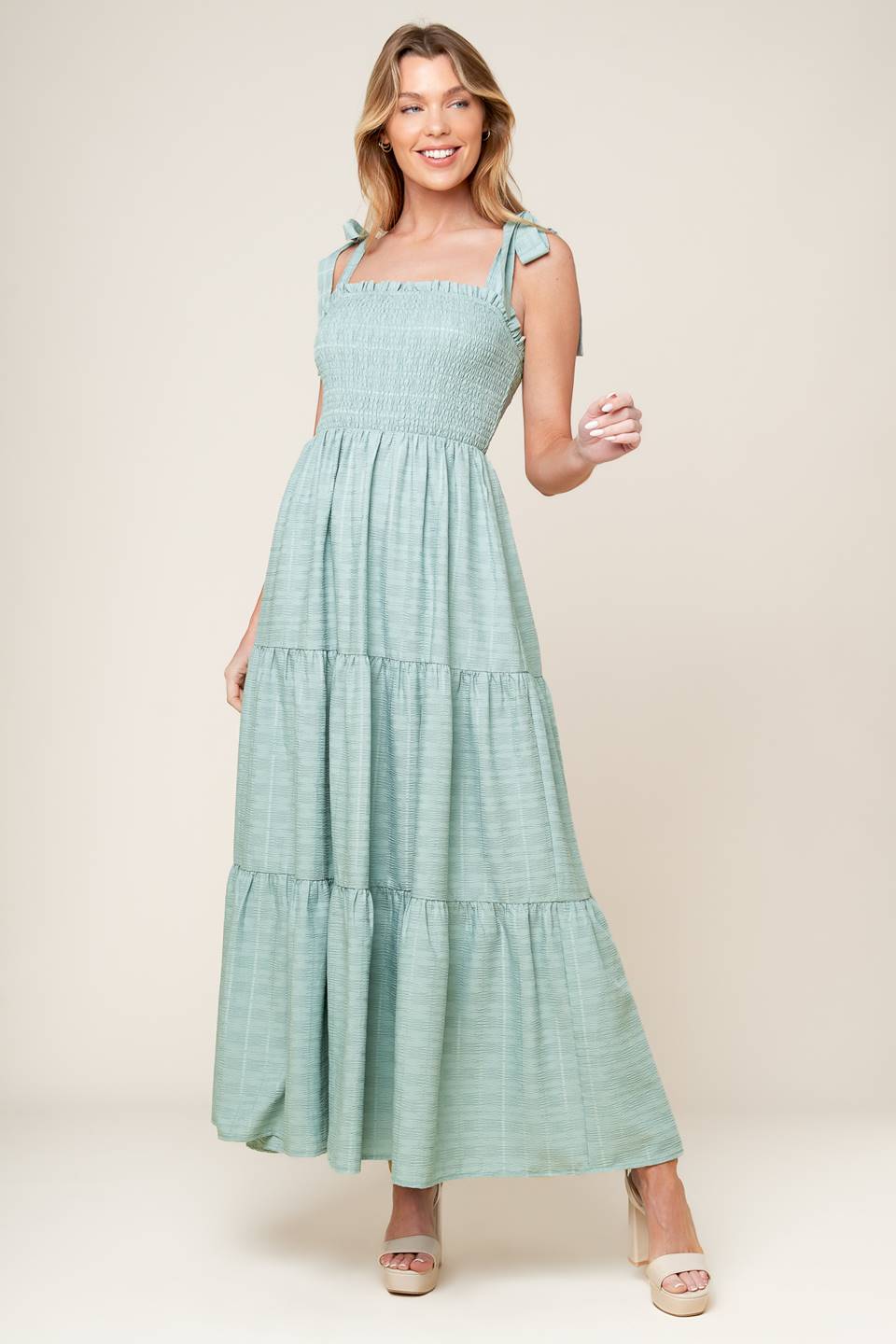HORIZONS AHEAD WOVEN MAXI DRESS Flying Tomato